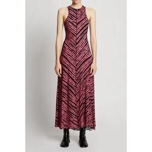 NWT PROENZA SCHOULER WHITE LABEL Sleeveless Tie Dye Jersey Dress Sz S